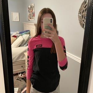 VS Pink 3/4 sleeve